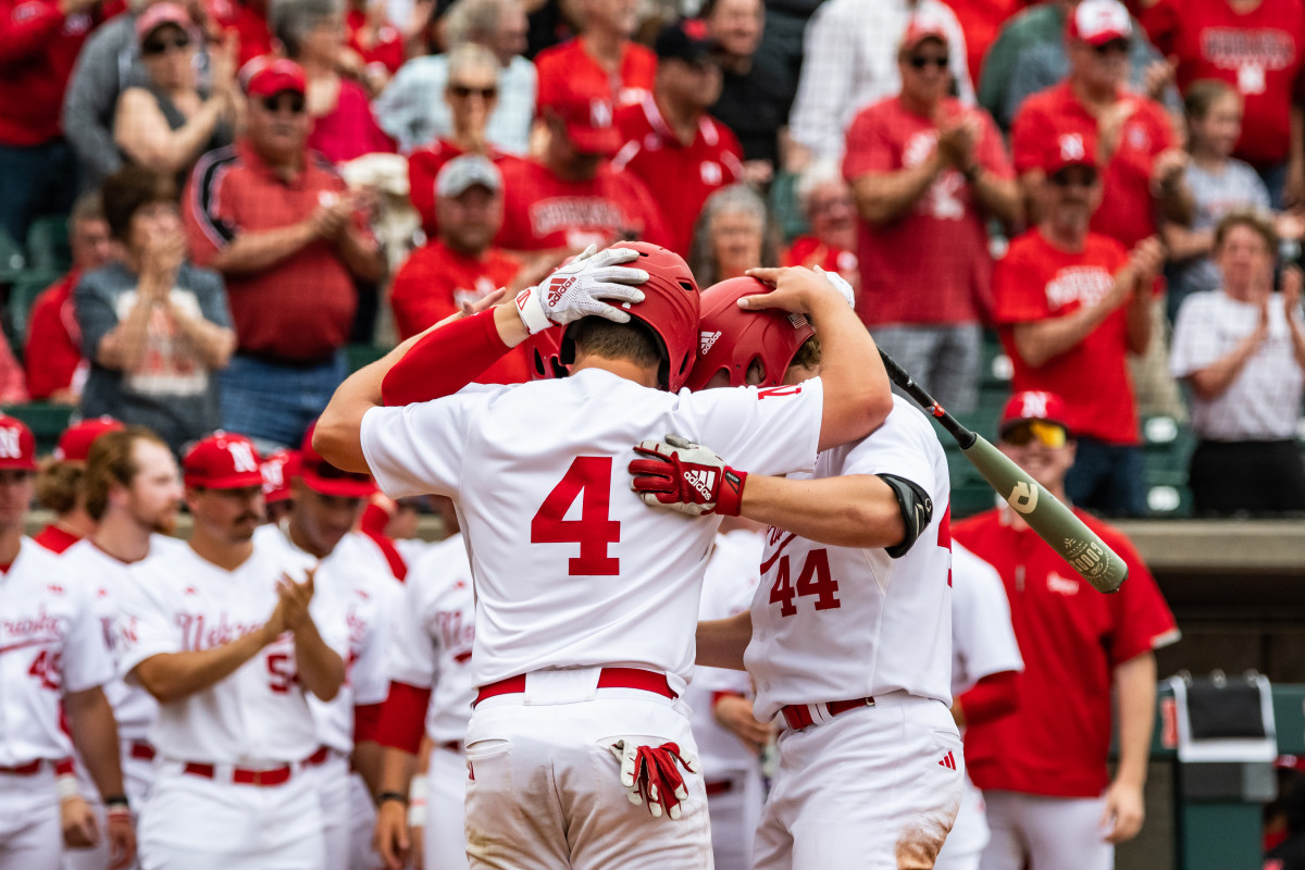 27-Gabe Swansen, Max Anderson Nebraska Baseball vs Penn State G3 2023